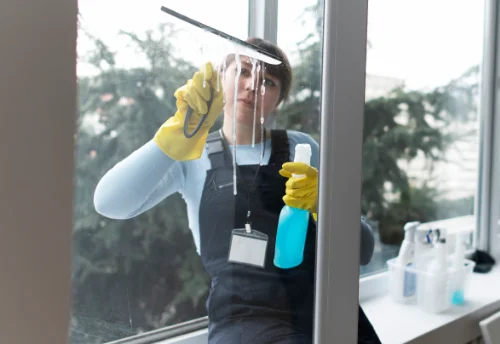Nettoyage de vitres intérieures et extérieures à Coutances